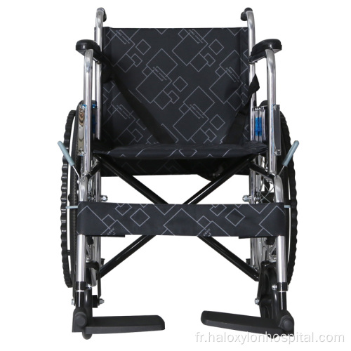 Dimensions de fauteuil roulant pliant prix bon marché du fauteuil roulant